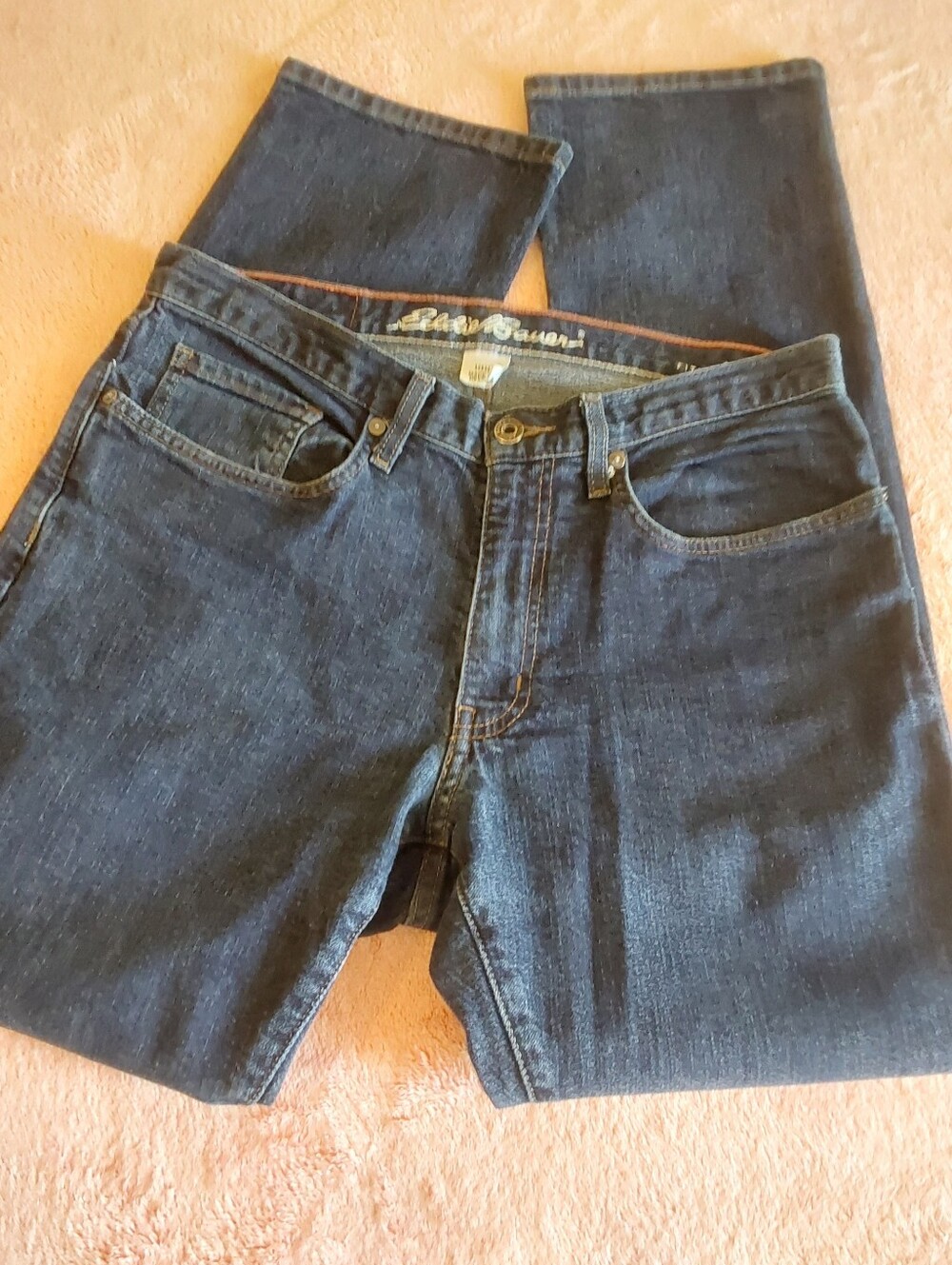 🌺 Just Like New Men's Eddie Bauer Dark Wash Straight Leg Jeans